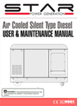 Air Cooled Silent Type Diesel